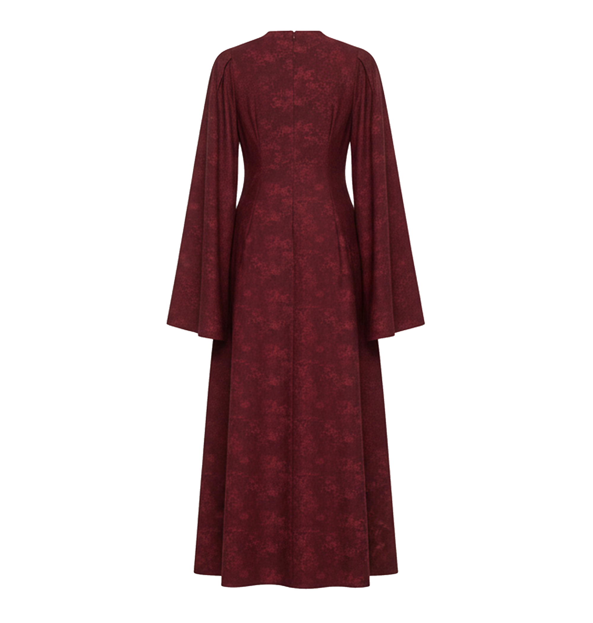 Waxed Cotton Long-Sleeve Dress