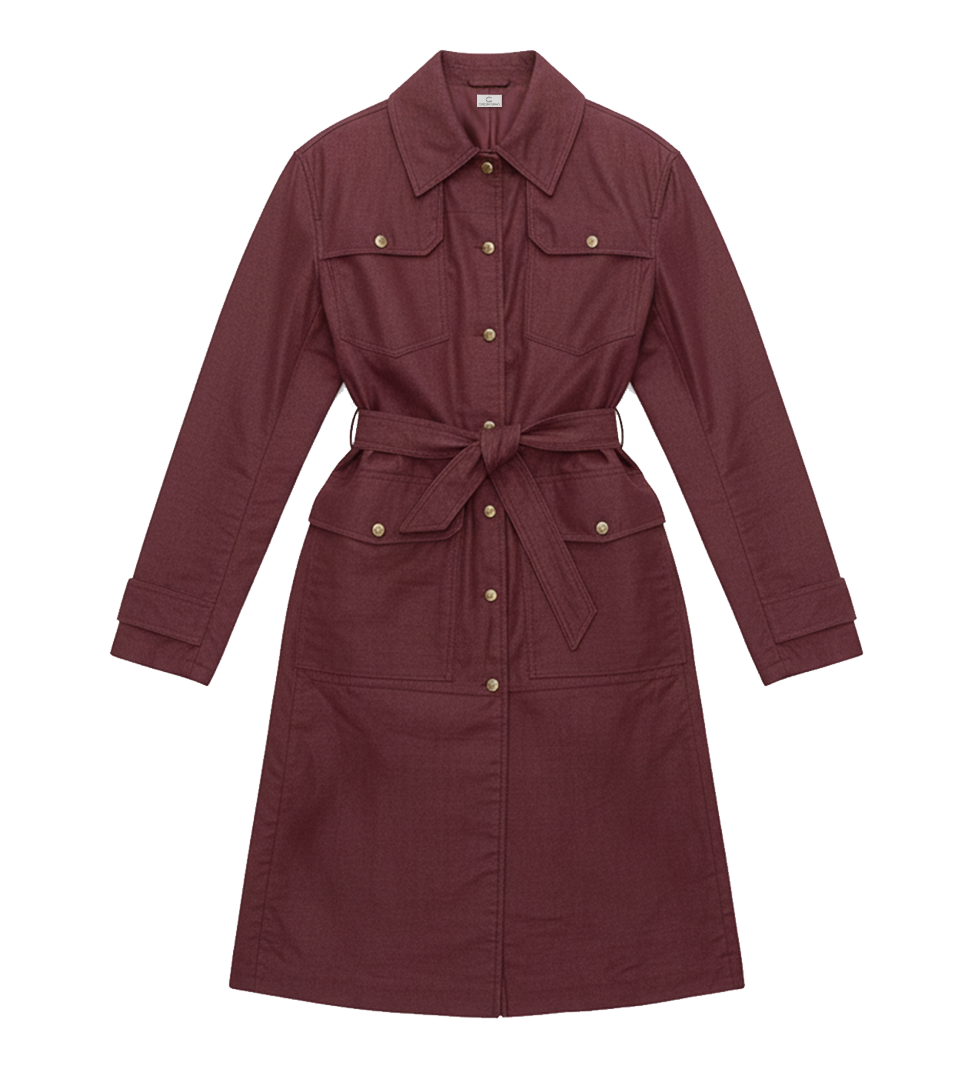 Waxed Cotton Trench Coat