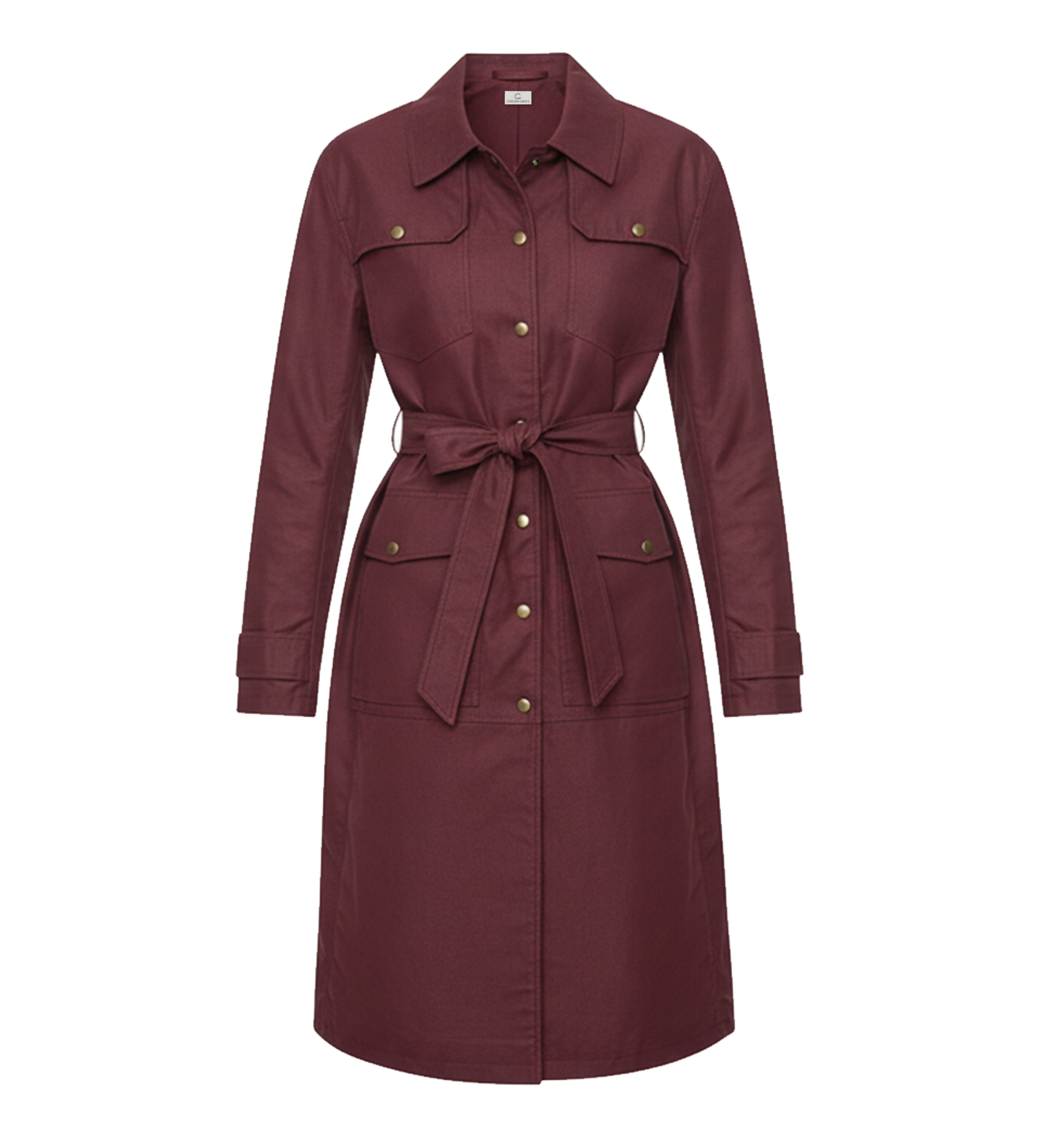 Waxed Cotton Trench Coat