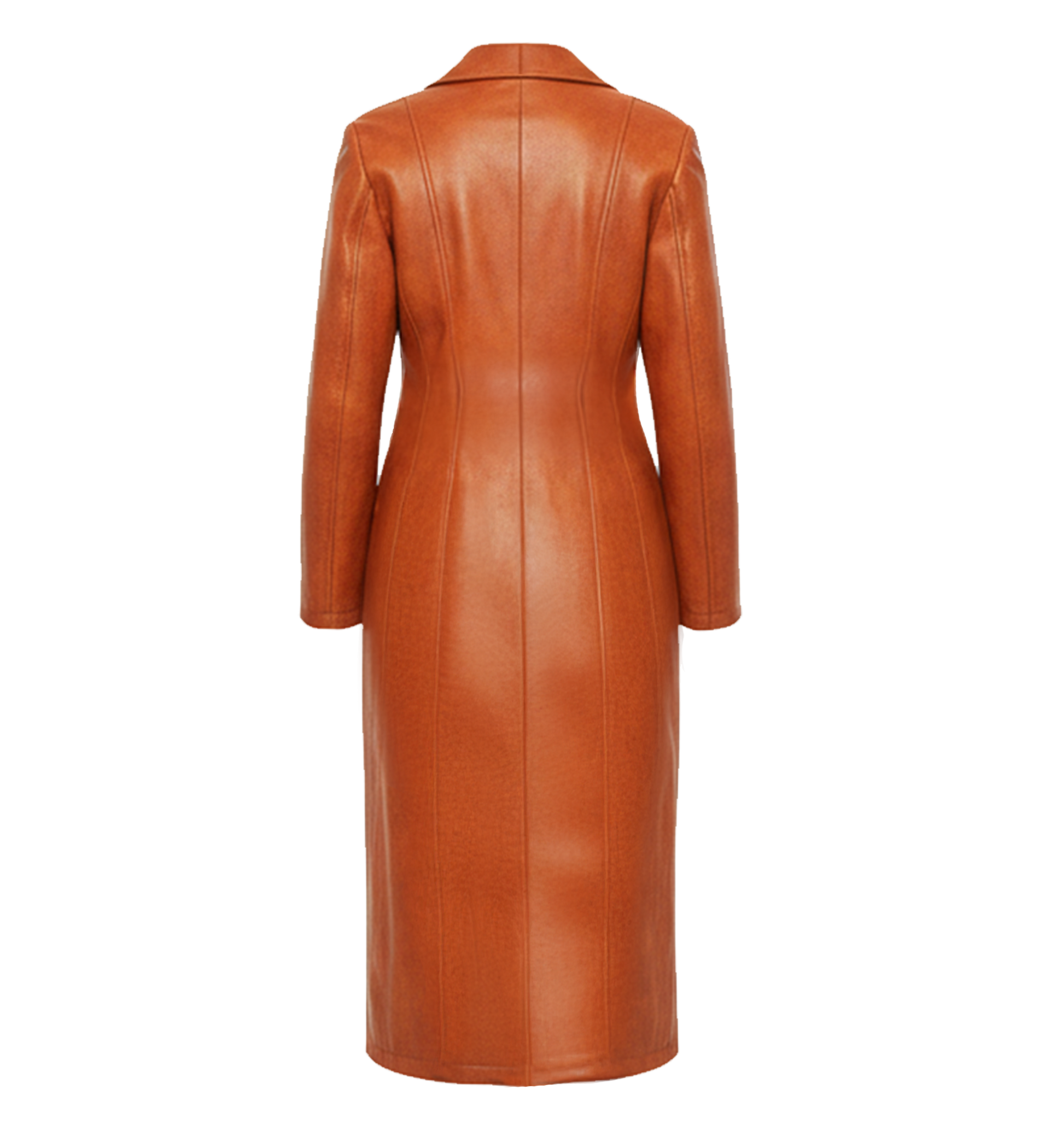 Vegan Leather Coat