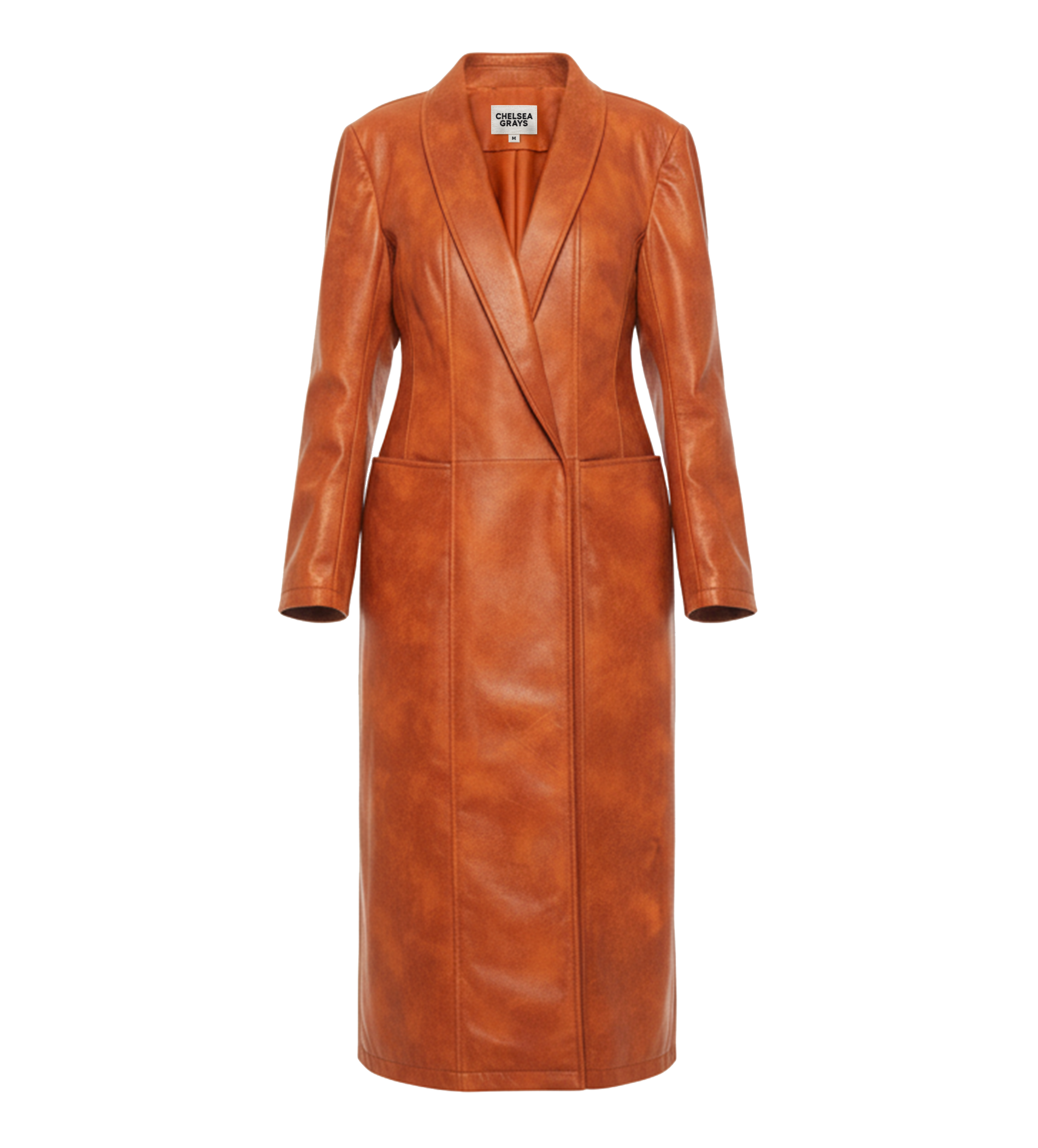 Vegan Leather Coat