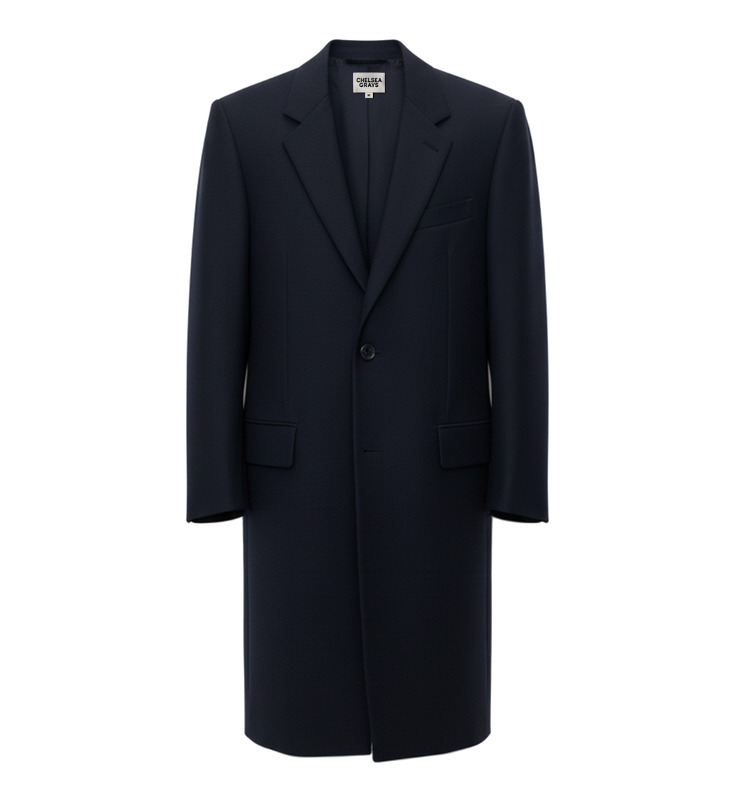 Midnight Wool Overcoat