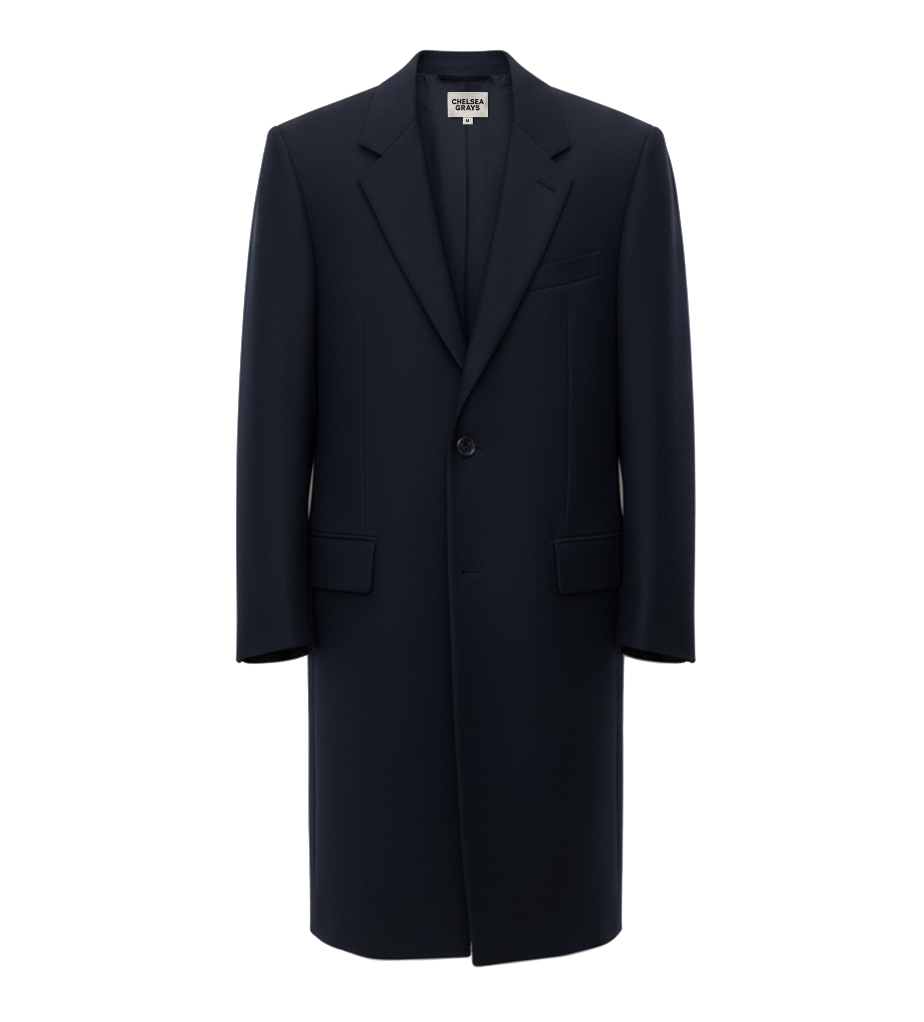 Midnight Wool Overcoat