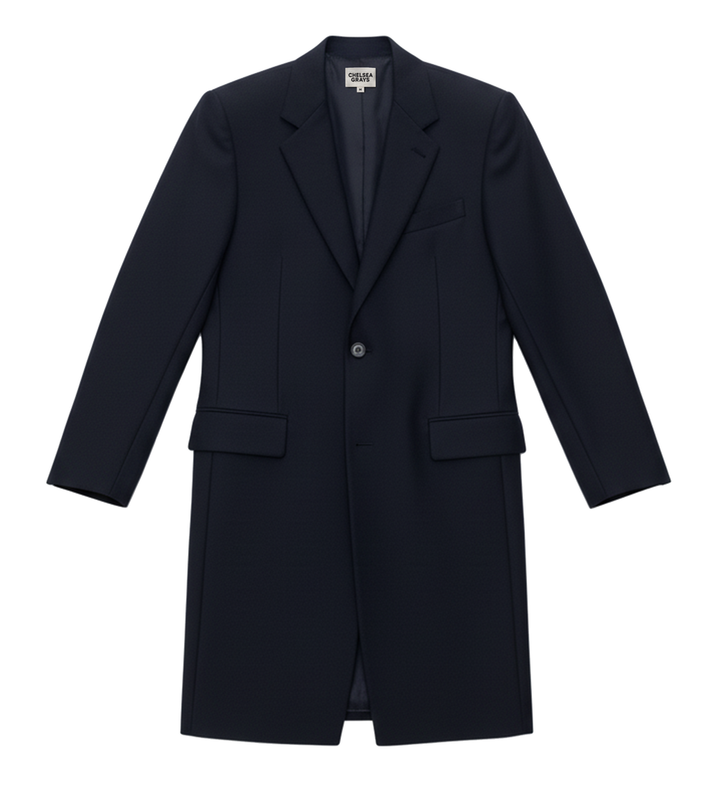 Midnight Wool Overcoat