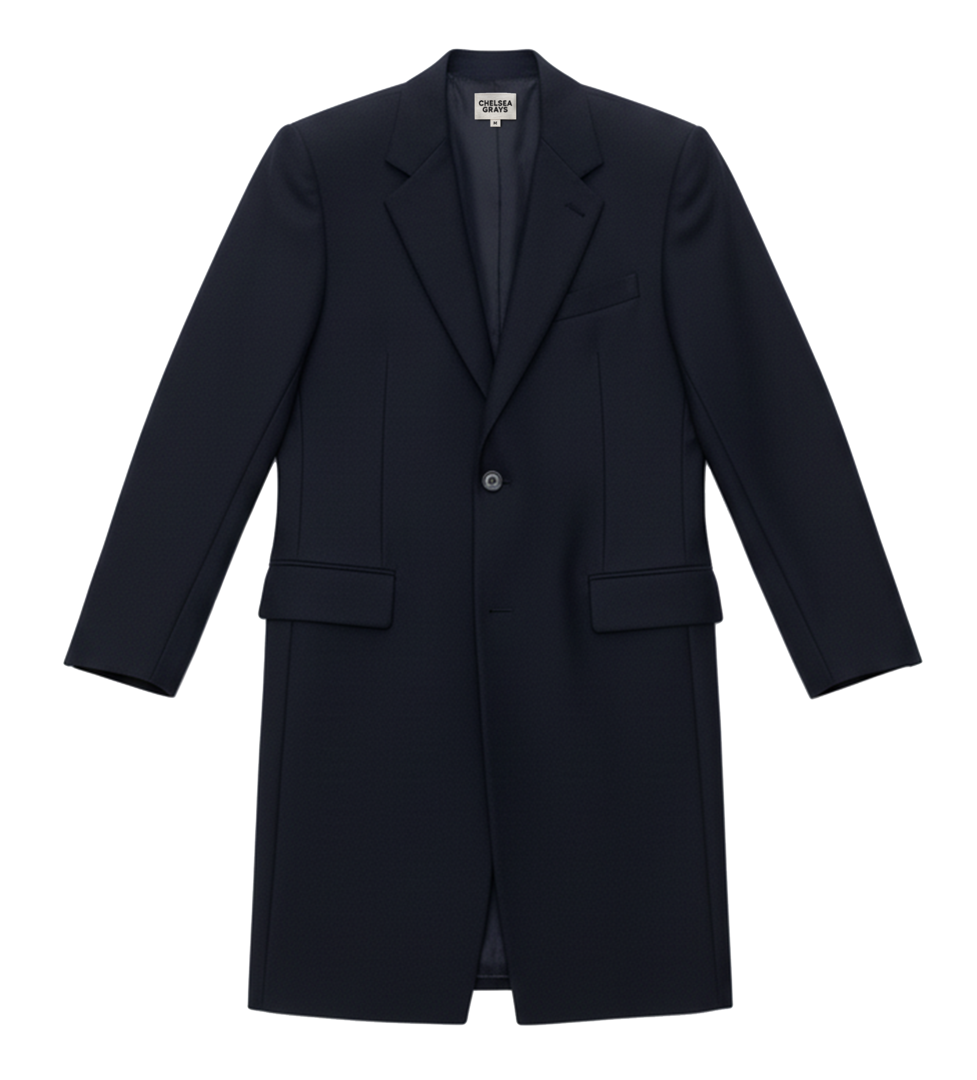 Midnight Wool Overcoat