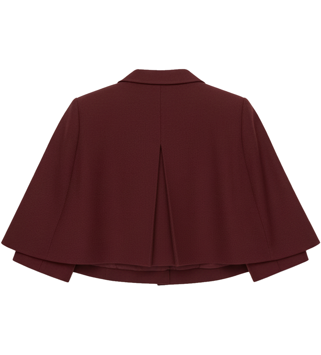 Bordeaux Cape Blazer