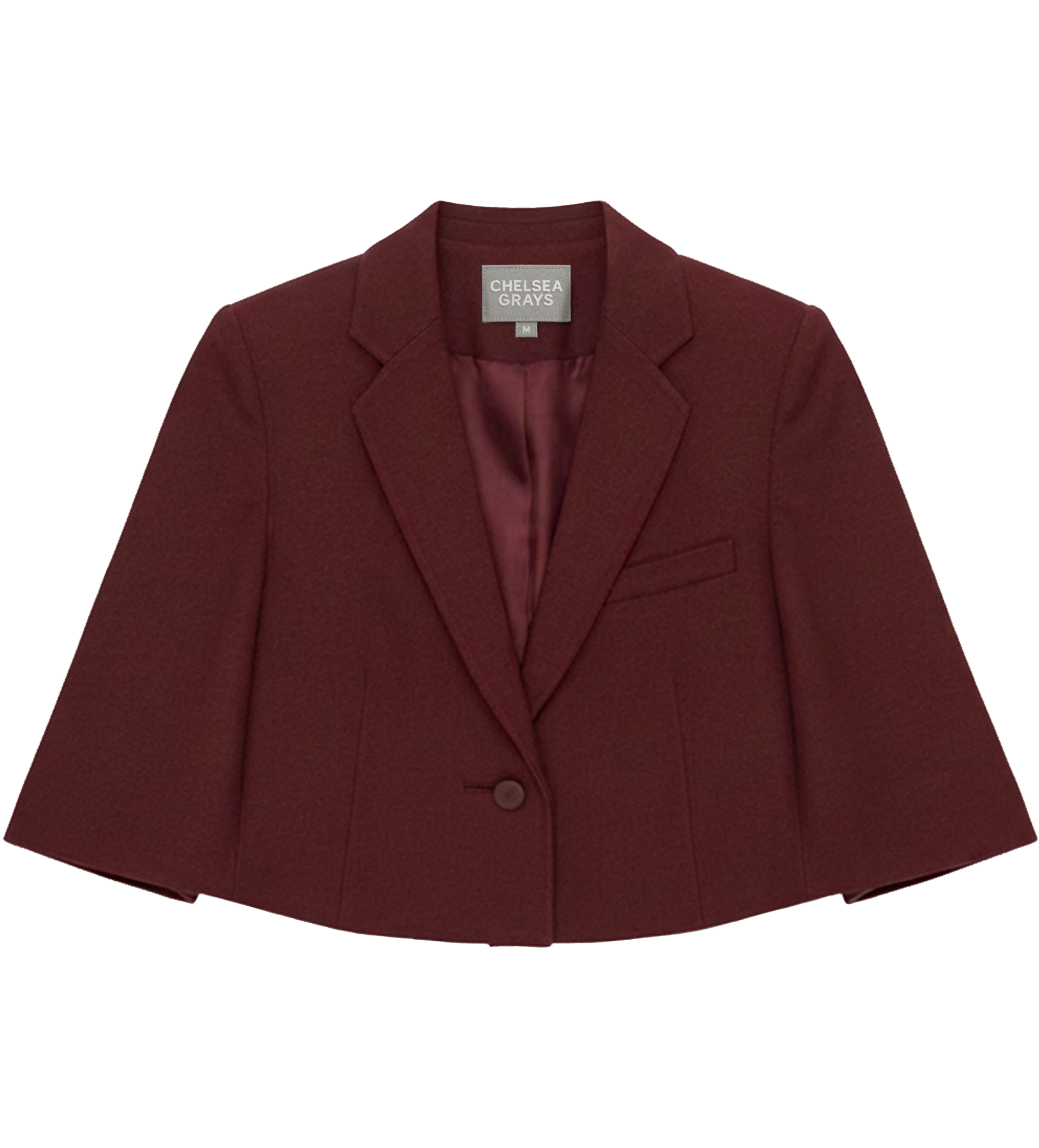 Bordeaux Cape Blazer