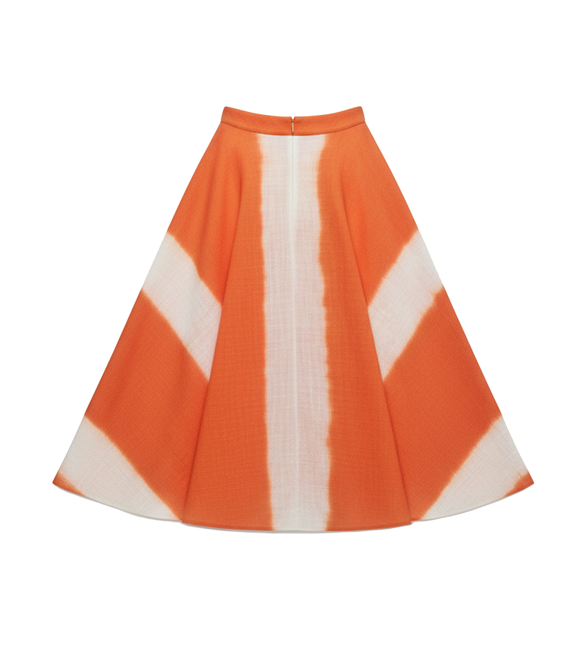 Hand-Dyed Linen A-Line Skirt