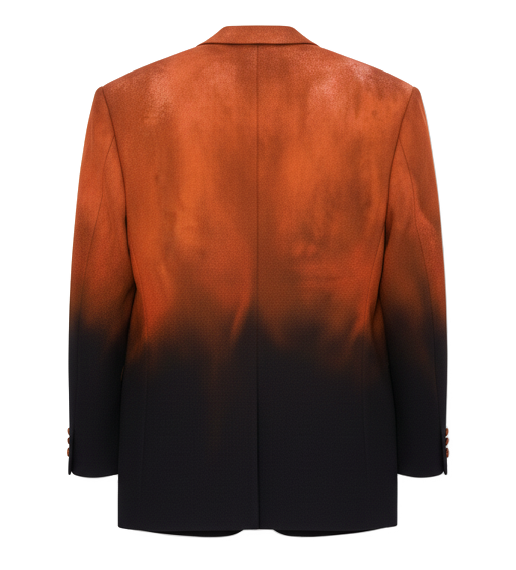 Gradient Wool Blazer