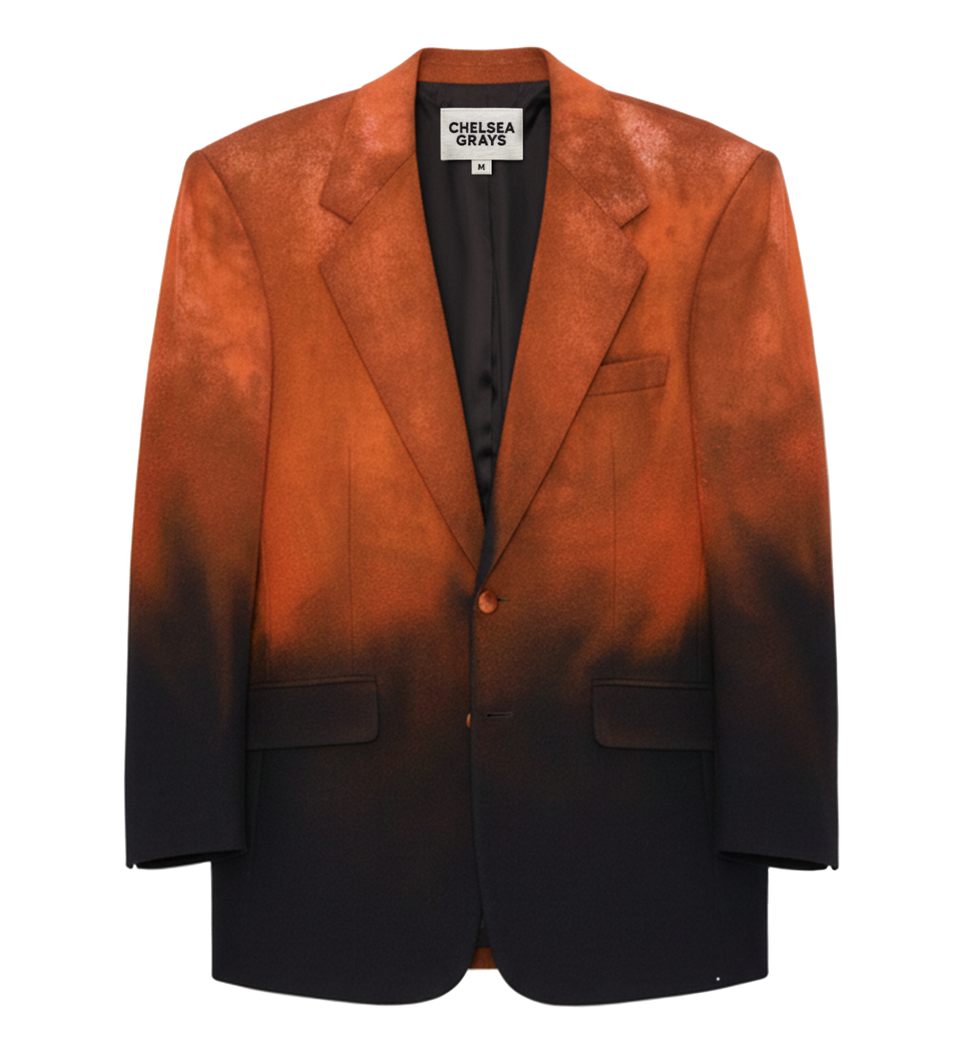 Gradient Wool Blazer