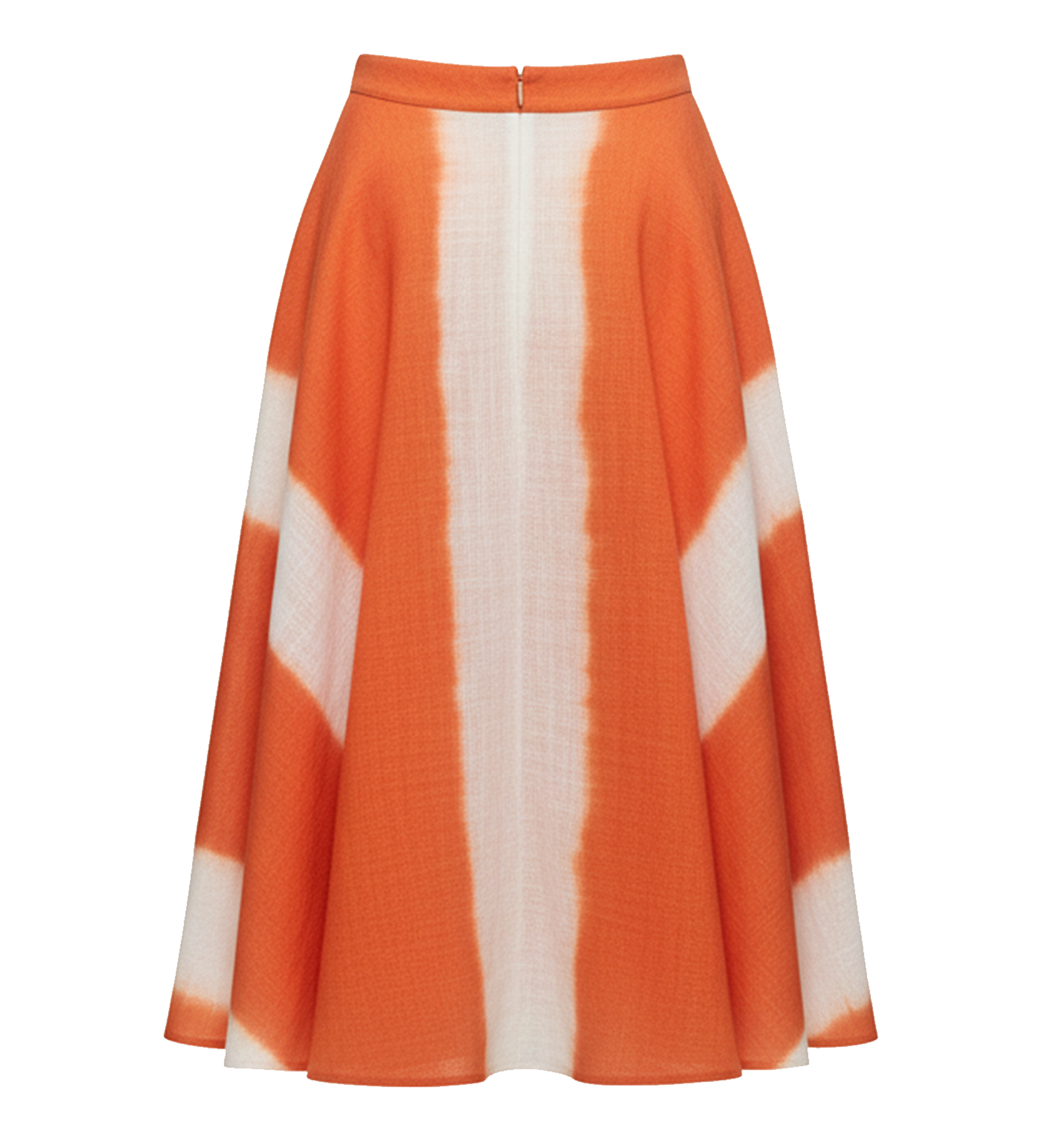 Hand-Dyed Linen A-Line Skirt