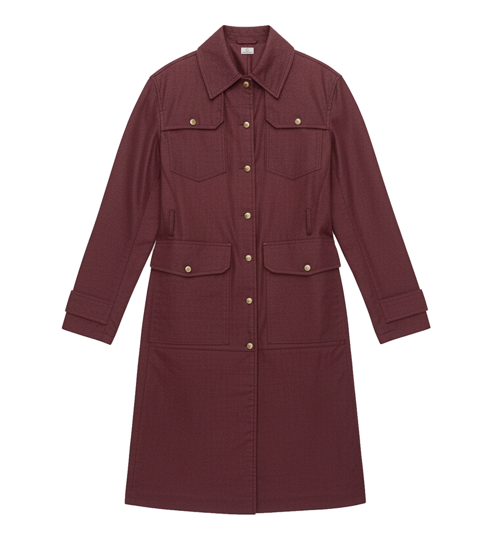 Waxed Cotton Trench Coat
